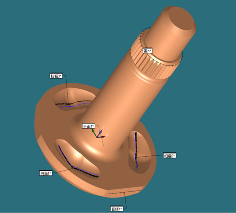 如何測量汽車剎車零部件異形槽中的三維曲線輪廓？