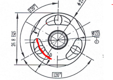 如何測量汽車剎車零部件異形槽中的三維曲線輪廓？